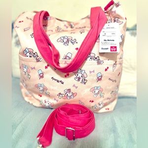 My Melody- by Sanrio Tote Bag Shoulder Bag Handbag Canvas Fabric